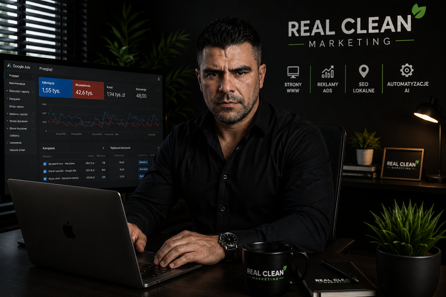 Adam Lach, ekspert Real Clean Marketing, marketing dla firm usługowych i Branży Czystości